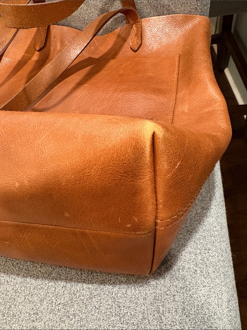 Madewell Transport Classic Leather Tote Bag in Brown - Picture 4 of 7